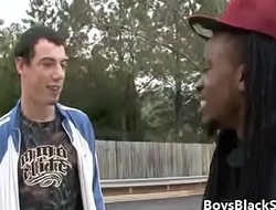 Blacks On Boys - Gay Bareback Interracial Rough Fuck Video 04